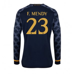 Real Madrid Ferland Mendy #23 Replika Udebanetrøje 2023-24 Langærmet